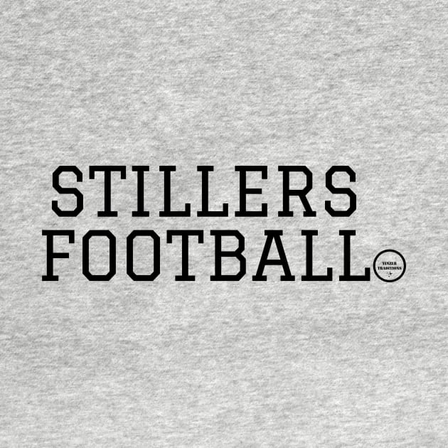 Stillers Football - Black by YinzerTraditions